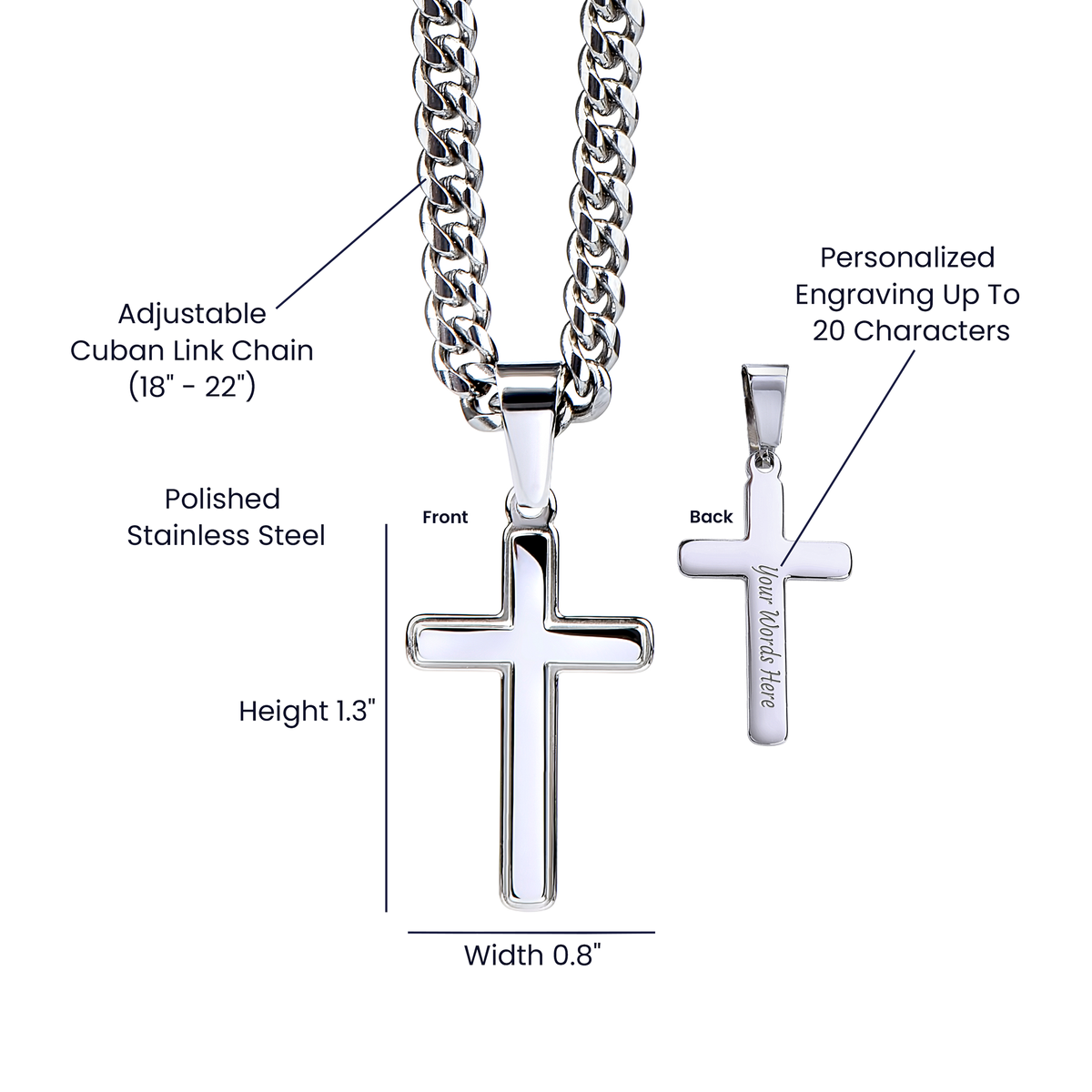 Necklace - Custom Cross