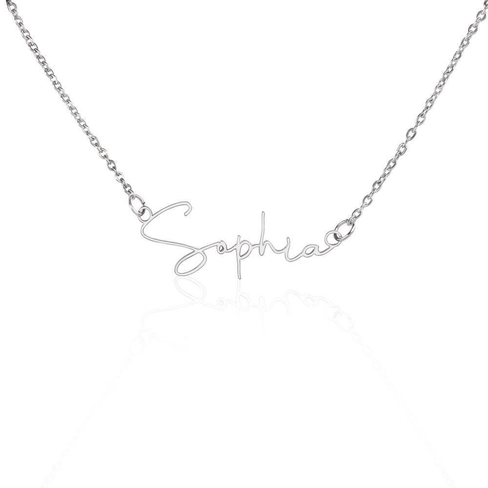 Necklace - Signature Name