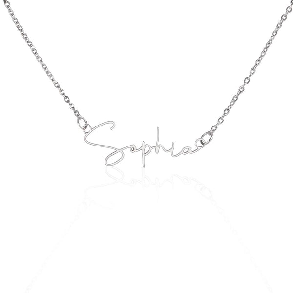 Necklace - Signature Name