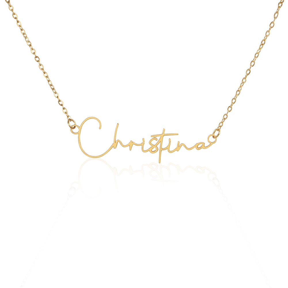 Necklace - Signature Name