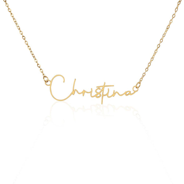 Necklace - Signature Name