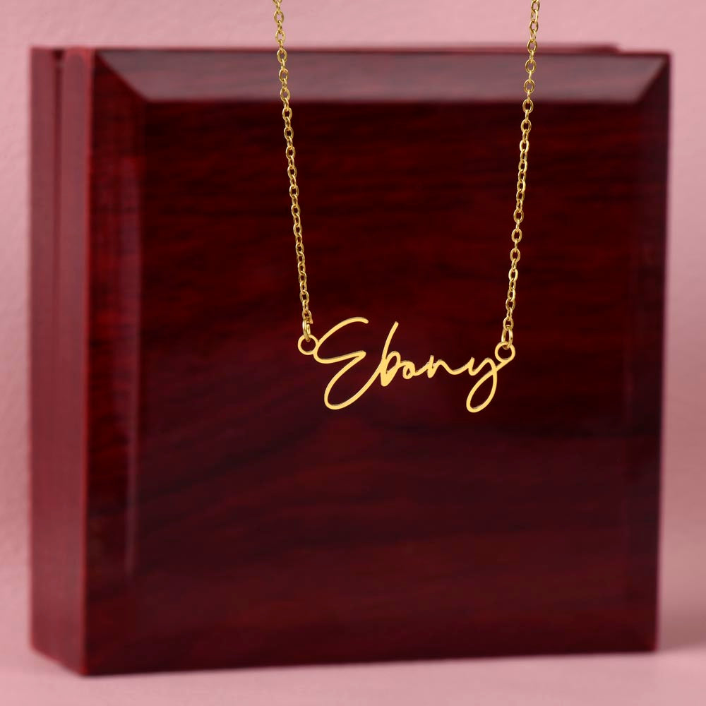 Necklace - Signature Name