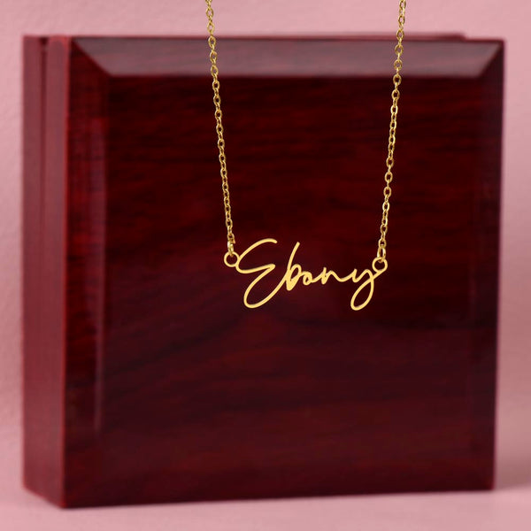 Necklace - Signature Name