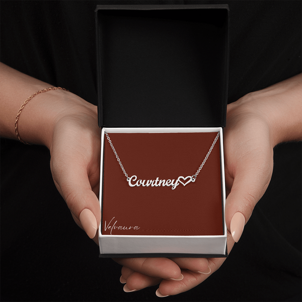Necklace - Name & Heart
