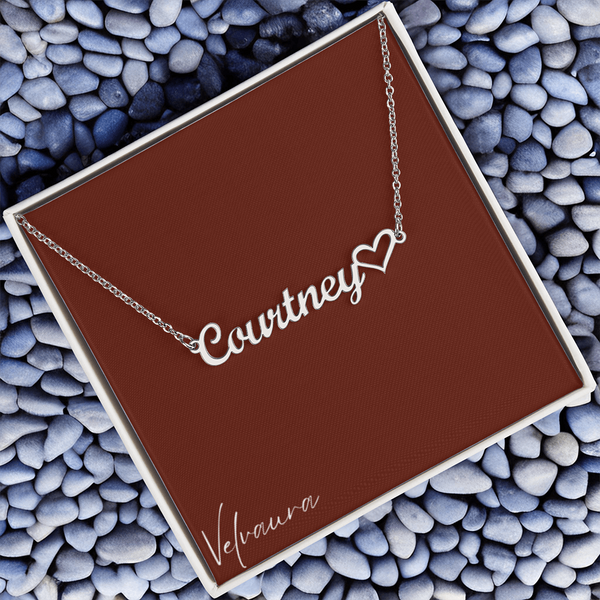 Necklace - Name & Heart