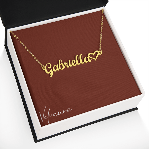 Necklace - Name & Heart
