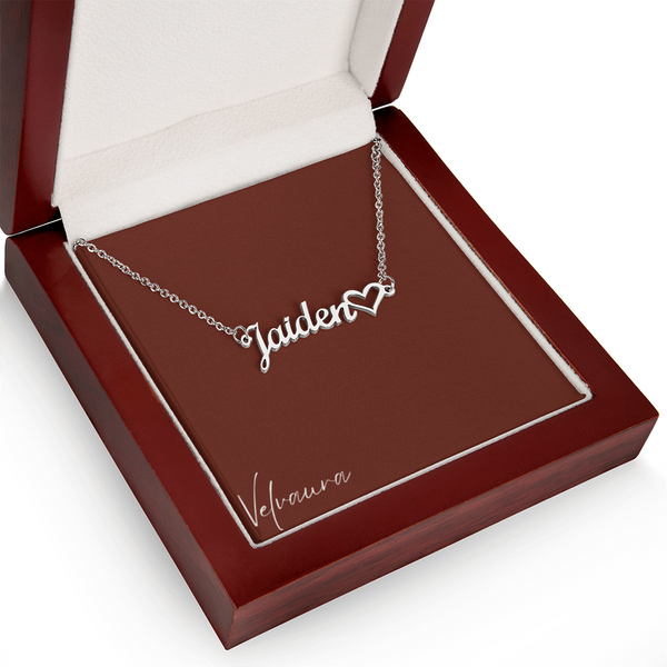 Necklace - Name & Heart