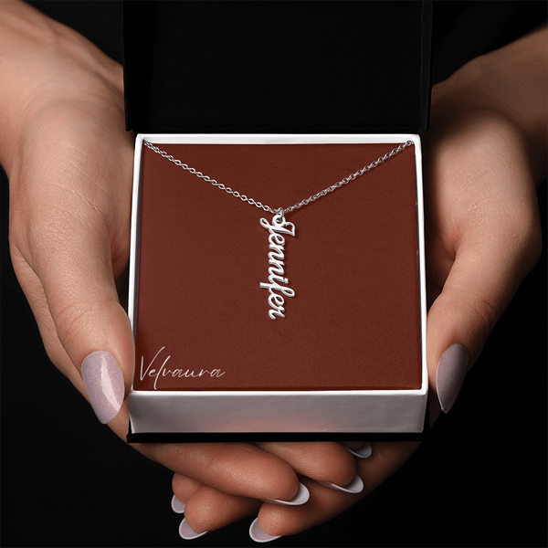 Necklace - Vertical Name