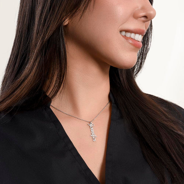Necklace - Vertical Name