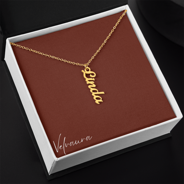 Necklace - Vertical Name