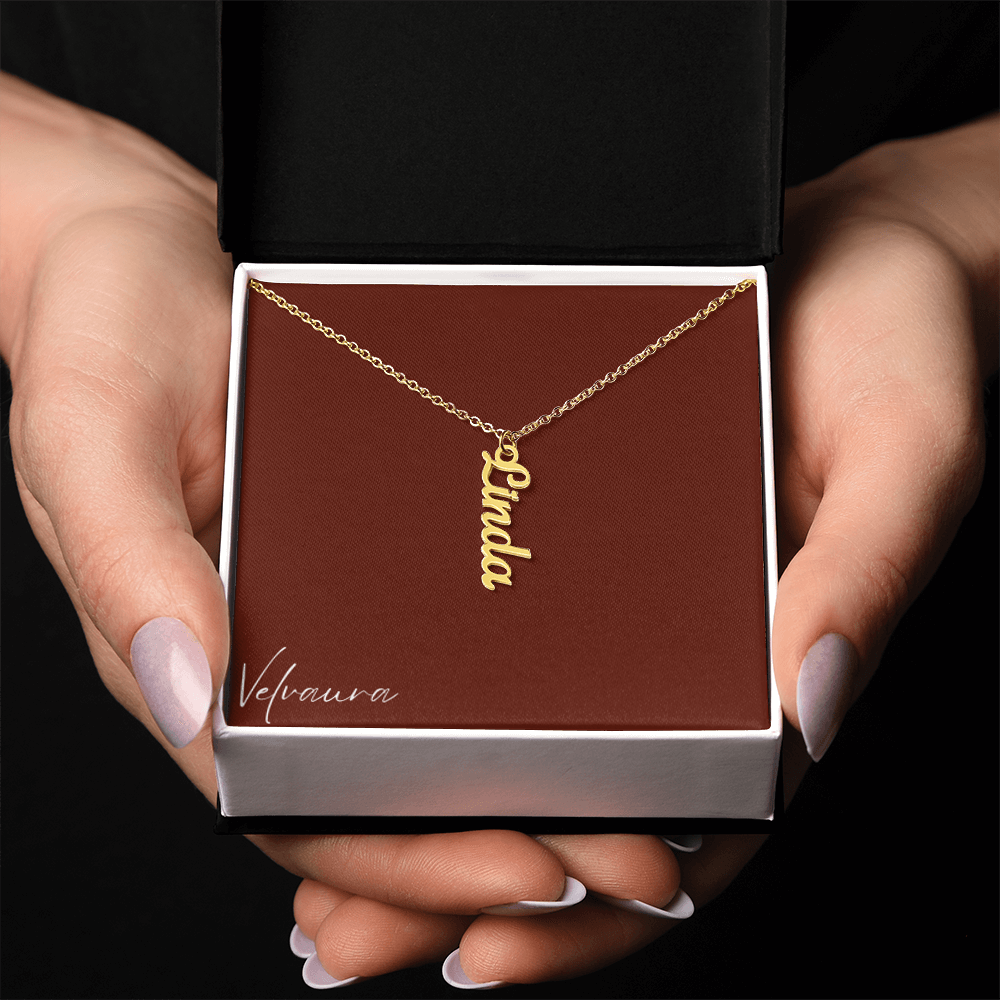 Necklace - Vertical Name