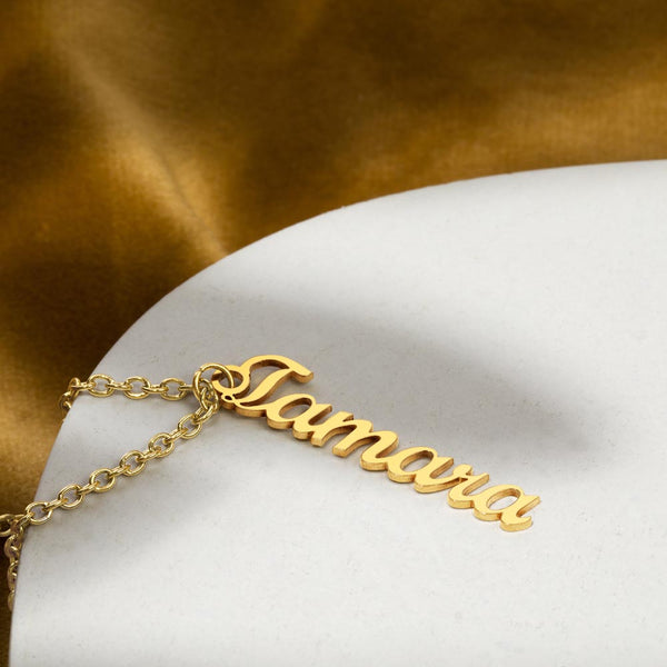 Necklace - Vertical Name