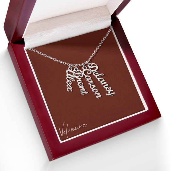 Necklace - Multi Vertical Names