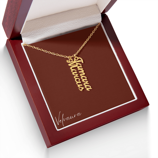 Necklace - Multi Vertical Names